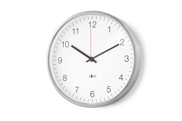 "PALLA" wall clock, white, ø 24 cm