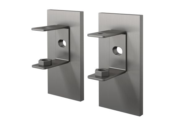 "LINEA" Wandhalterung, Set/2, graphite