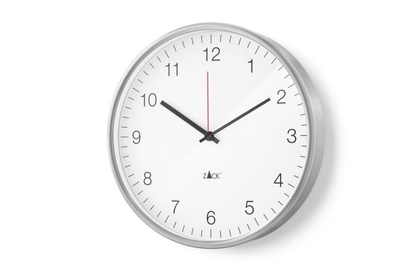 "PALLA" wall clock, white, ø 30 cm