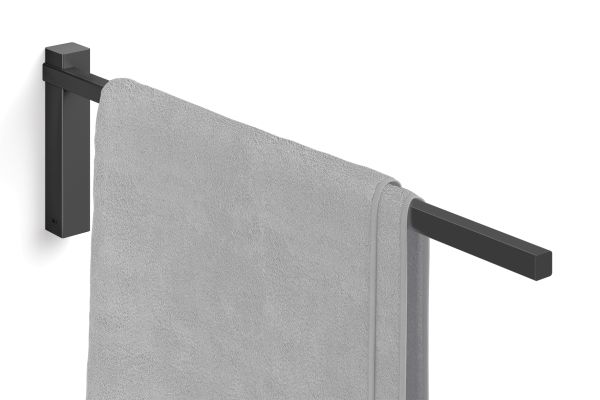 "CARVO" handdoekhouder, zwart