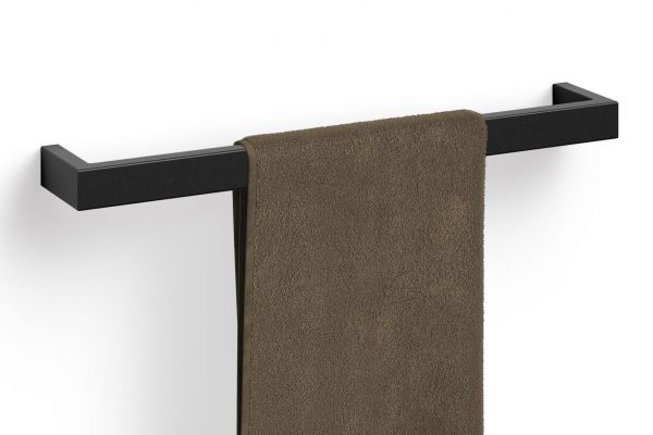 "LINEA" towel rail, 61,5 cm, black