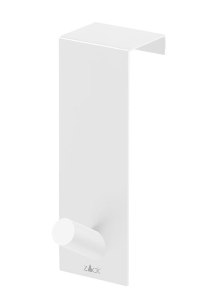 "EXIT" deurhaak, wit, voor deuren zonder sponning, 35 - 41 mm