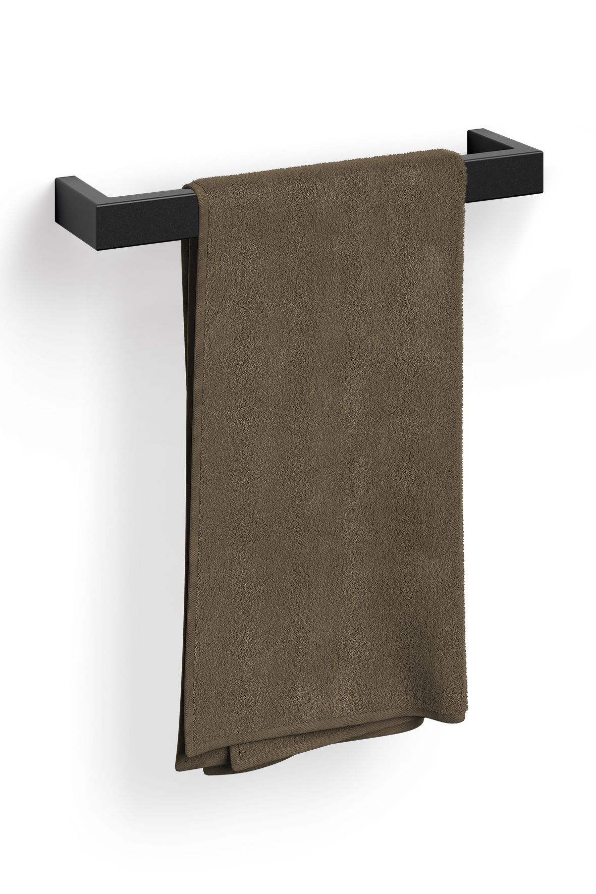 LINEA towel rail 46,5 cm, black, LINEA series, black, Bathroom