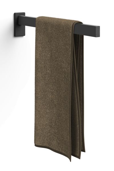 "LINEA" handdoekhouder, zwart