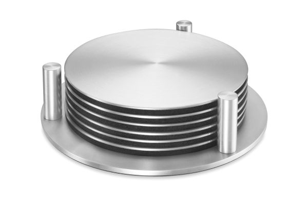 "REGIO" 6 coasters with stand