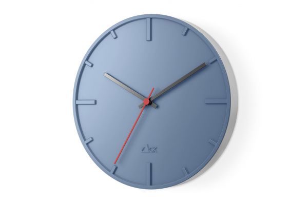 "WANU" horloge murale, bleu, ø 27 cm