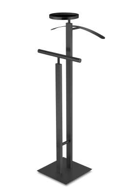 ZACK Lindos Kleiderbügel – Edelstahl Matt, 43 Cm Länge, Für Schwere Jacken & Mäntel