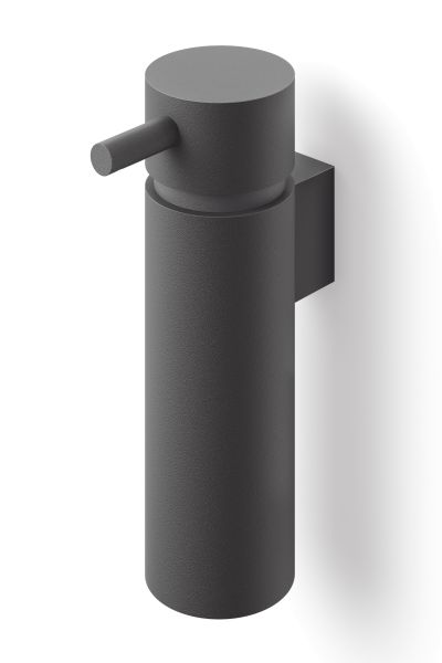 "MANOLA" zeepdispenser, groot, wandmontage, zwart