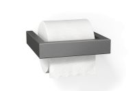 “LINEA” toilet roll holder, graphite “LINEA” toilet roll holder, graphite