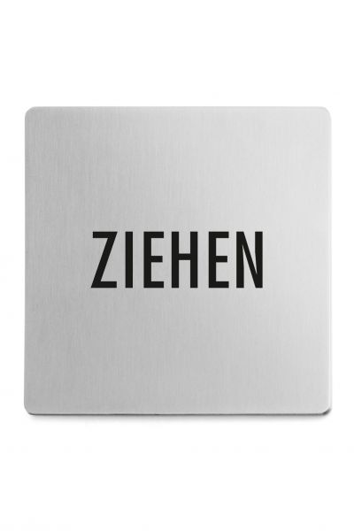 "INDICI" information sign, "Ziehen"