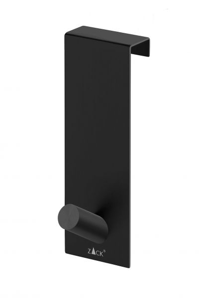 "EXIT" door hook, black, for rebate thickness from 16-19mm