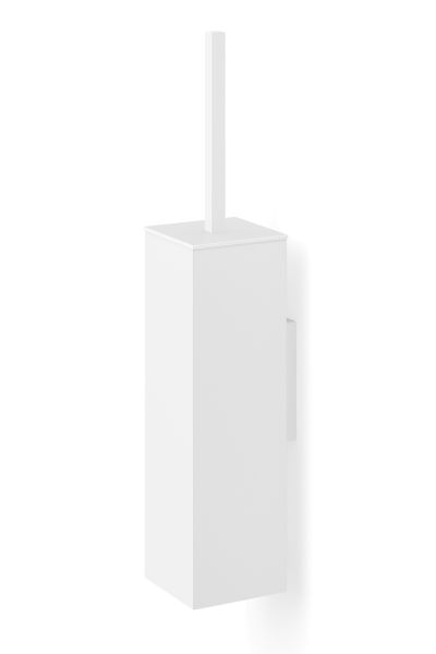 "CARVO" wall-mounted toilet brush, angular, white