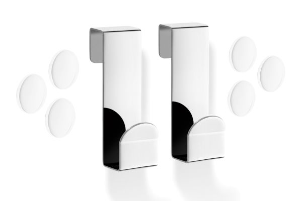 "MITOR" crochet pour paroi dedouche en verre, set/2