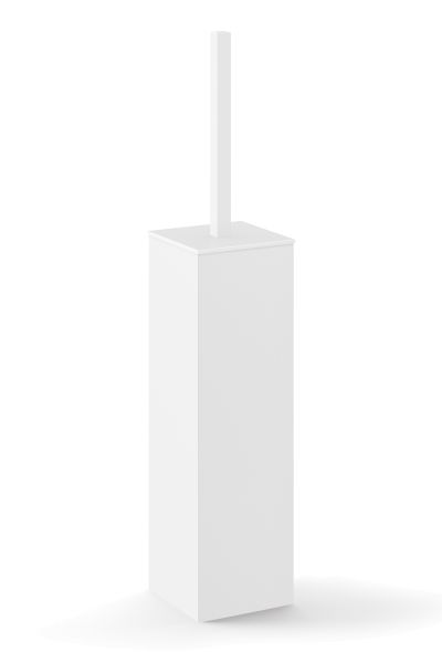 "CARVO" toilet brush, angular, white