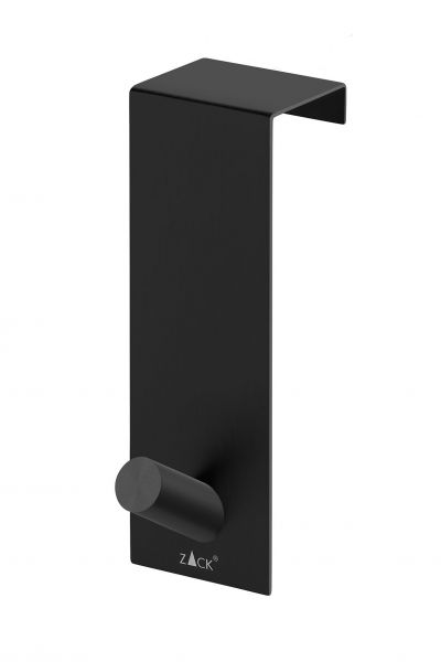 "EXIT" door hook, black, for non-rebated doors foor thickness of 35 - 41 mm