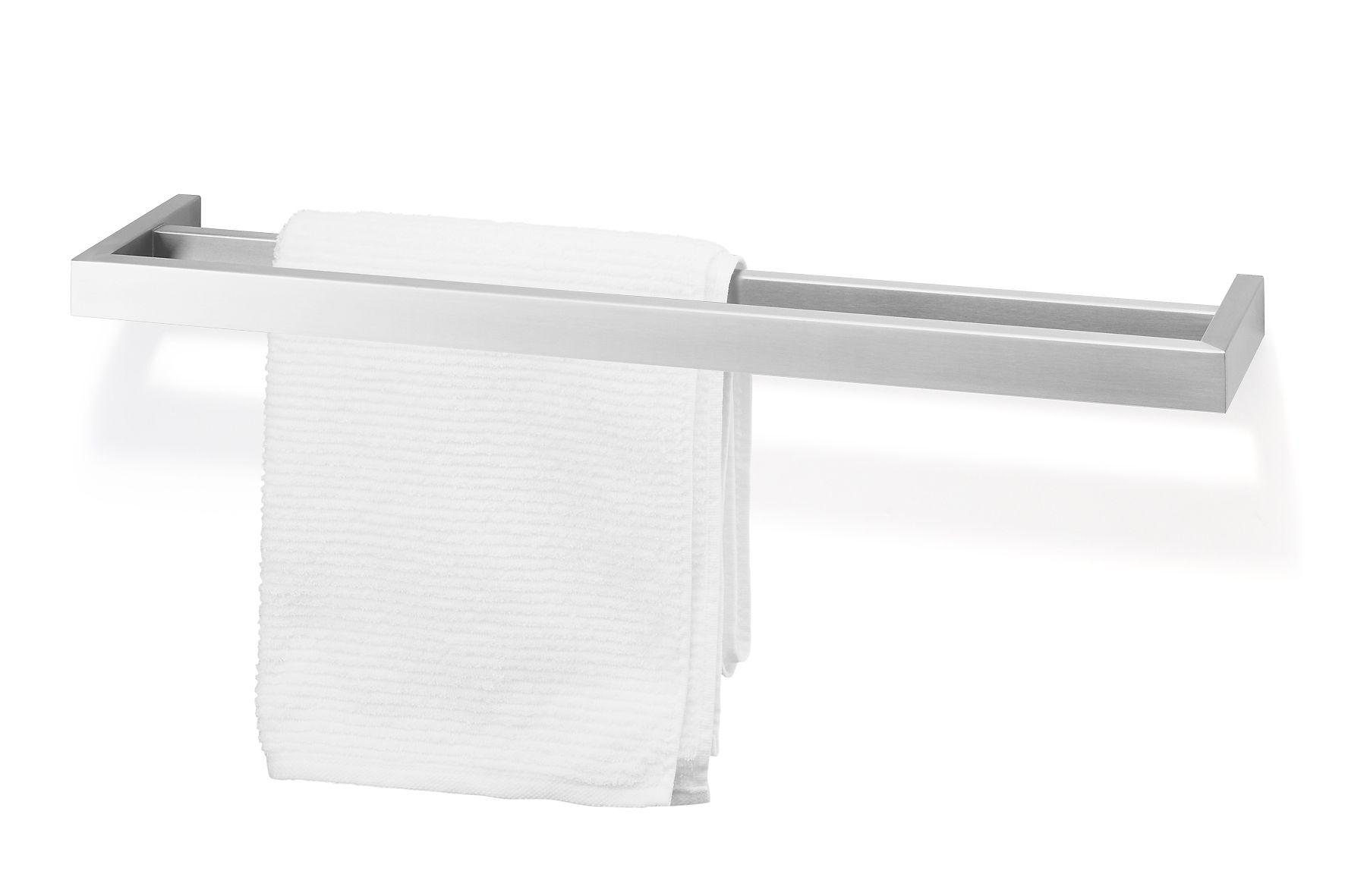 LINEA" double towel rail | LINEA series, stainless steel matte | Bathroom | Zack Germany