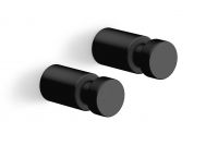 "AIVO" handdoekhaak, set/2, ø 1,9 cm, zwart "AIVO" handdoekhaak, set/2, ø 1,9 cm, zwart