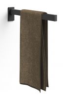 "LINEA" handdoekhouder, zwart "LINEA" handdoekhouder, zwart