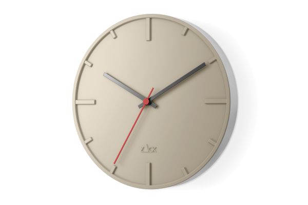 "WANU" Wanduhr, ø 27 cm, beige