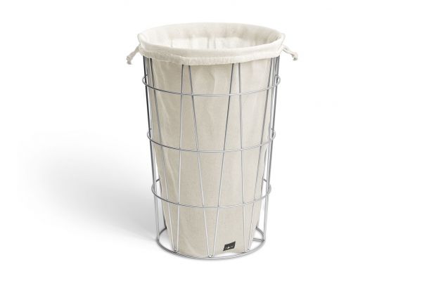 "SATONE" laundry basket with laundry bag